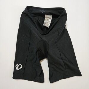 Pearl Izumi Women Black Topo Print Padded Cycling Shorts Medium Chamois Bike